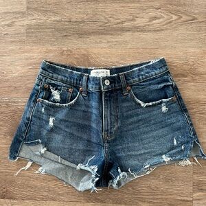 Women’s size 26 Abercrombie & Fitch Distressed Denim Shorts - Blue